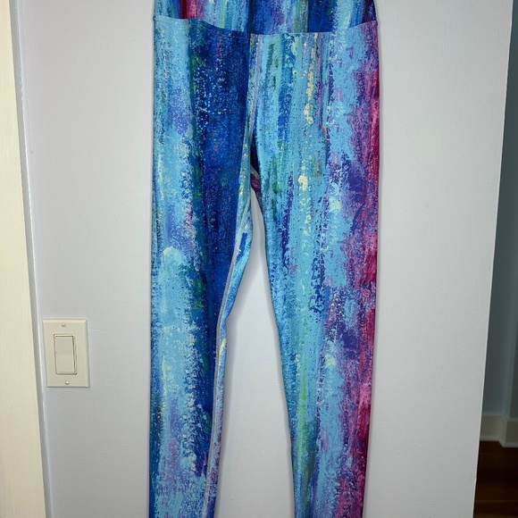 Debbie Dannheisser Feminine Spirit high waist leggings. Woman’s size M. Like new - Picture 1 of 7